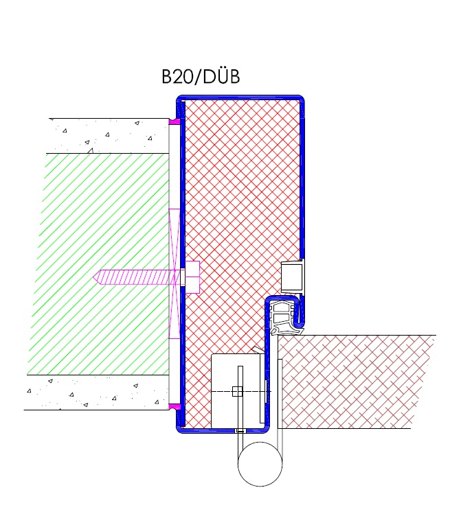 Profil B20 - Angermann Stahlzargen - Fensterstock Türstock und Zargen